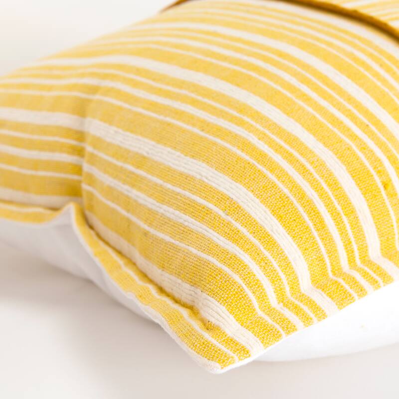 Rizzy Home Woven Stripe Texture Throw Pillow