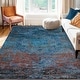 preview thumbnail 33 of 38, Ombre Vintage Area Rug Distressed Washable Living Room Bedroom Rug Indoor Carpet Ultra-Thin Soft Rug Non-Slip