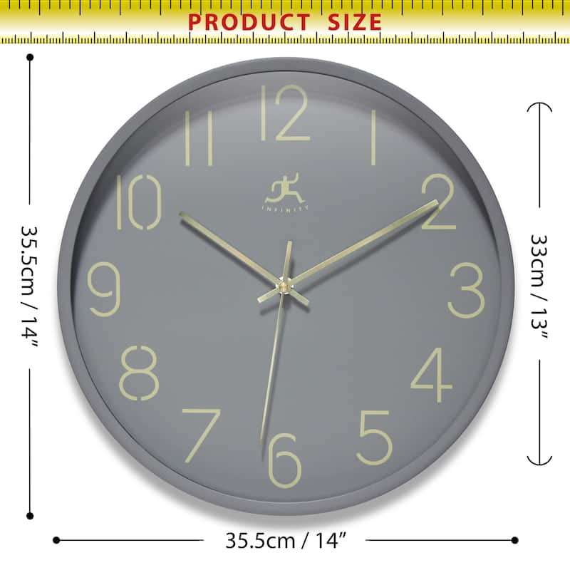 Stencil Number Clock - 14 in.
