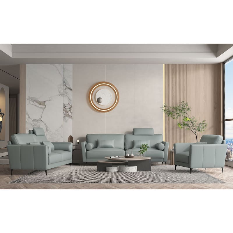 Cassis Loveseat with Metal Leg