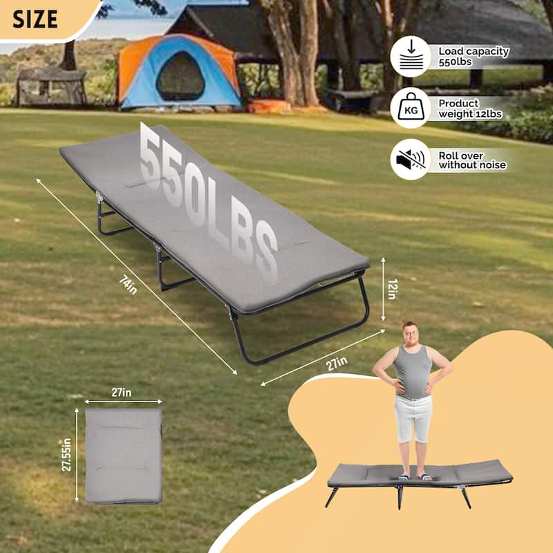 Folding Camping Cot for Adults