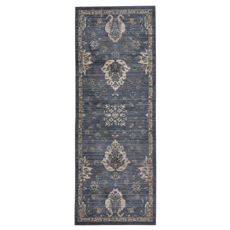 Gertmenian Hurston 3PC Traditional Medallion Area Rug Set, 2x7, 5x7, and 8x10 - 3PC Set