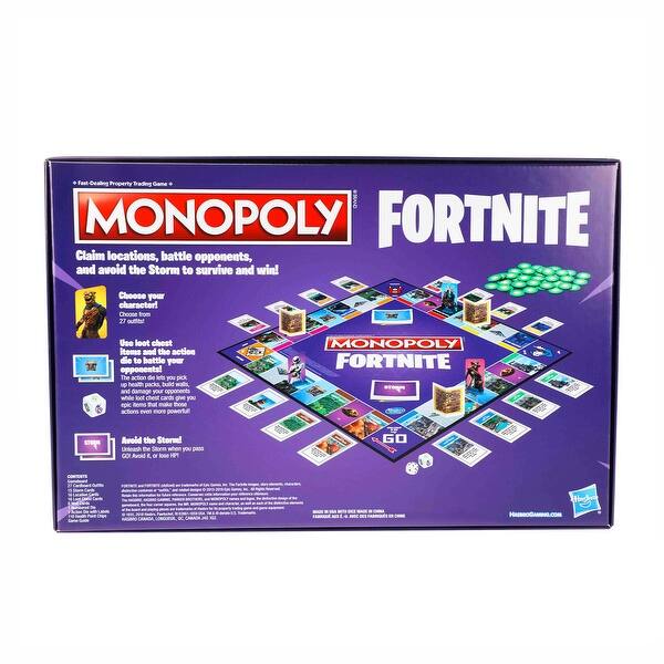 Shop Monopoly Fortnite Edition Board Game Overstock 30318485