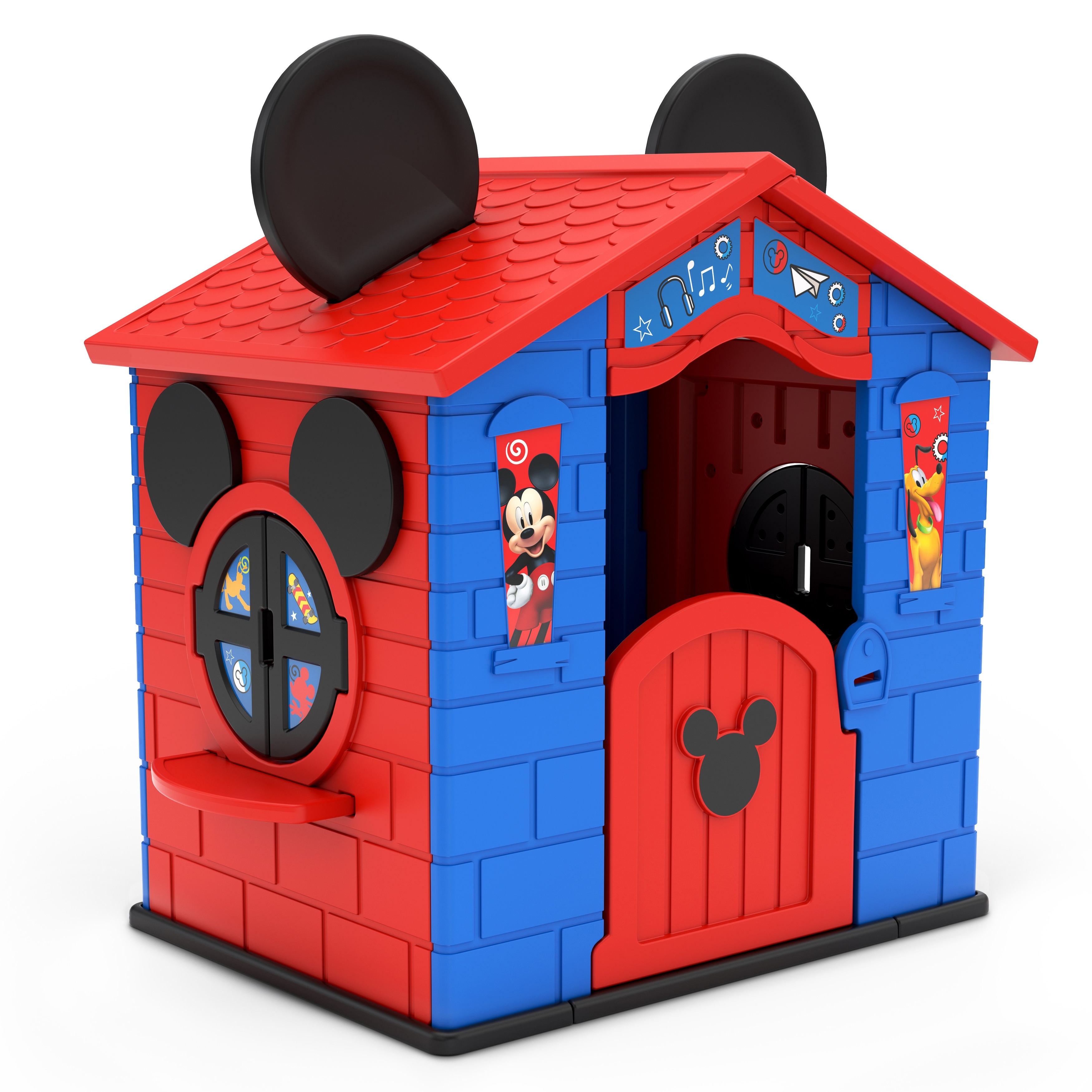 ミッキーハウスページ Disney Mickey Mouse Plastic Indoor/Outdoor Playhouse with Easy