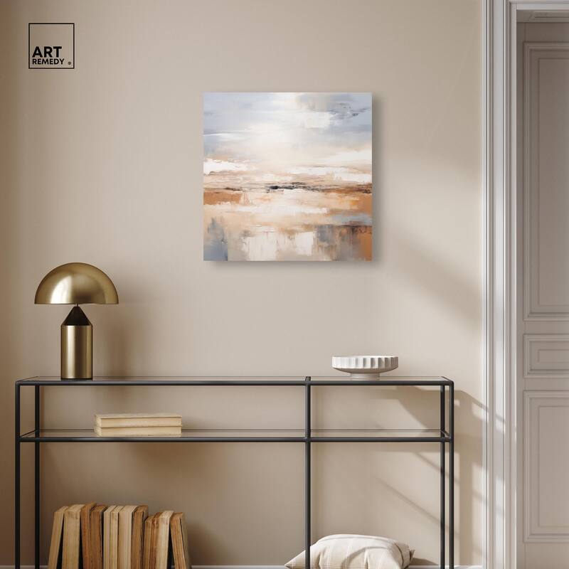 Coastal Calm Canvas by Art Remedy, Gallery Wrapped