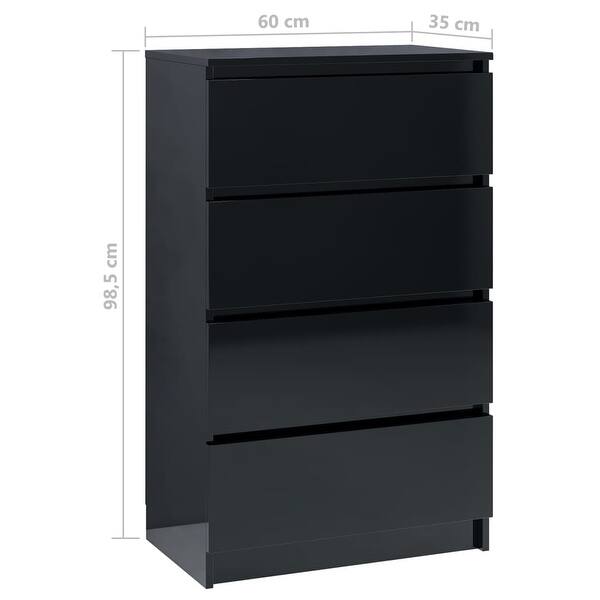 dimension image slide 0 of 4, vidaX Sideboard Engineered Wood Storage Dresser Side Cabinet Multi Colors