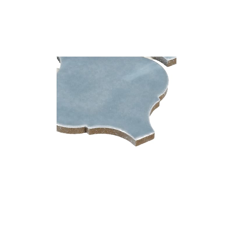 Daltile Mesmerist 3" x 3" Ceramic Arabesque Mosaic Tile (Set of 10)