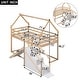 Twin House Loft/Bunk Bed with Slide & Staircase - Fun and Functional ...