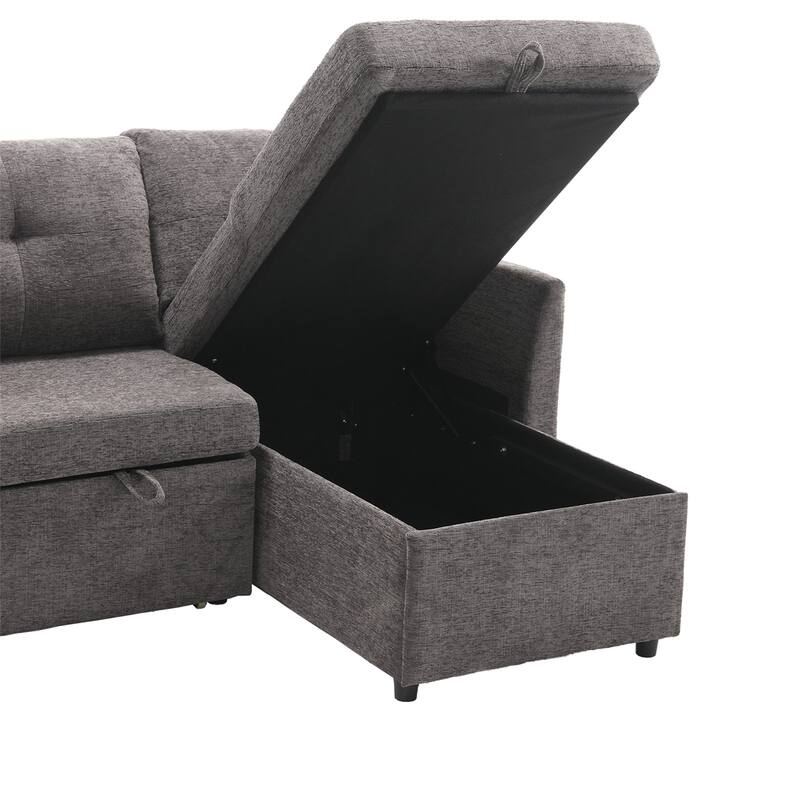 Modular Sectional Sofa L Shaped Modular Couch with Reversible Chaise