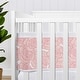 preview thumbnail 4 of 4, Sweet Jojo Designs +BreathableBaby Breathable Mesh Crib Liner Solid Blush Pink Floral Rose Girl Boho Shabby Chic