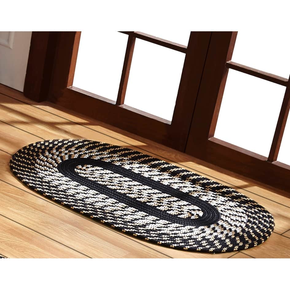 Better Trends Newport Braid Collection 100% Polypropylene Durable & Stain Resistant Double-Sided Reversible Indoor Utility Rug