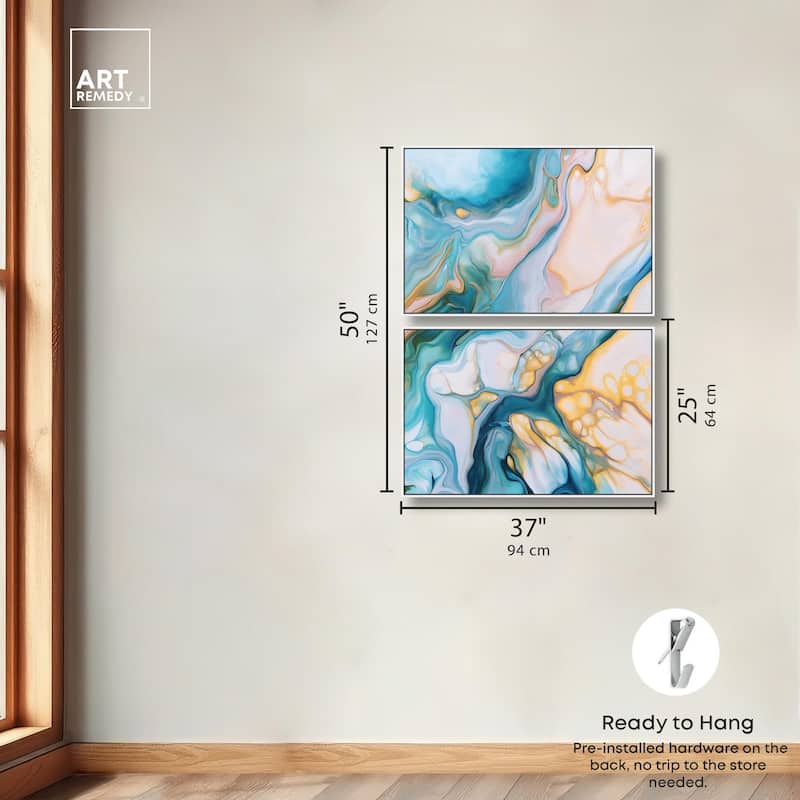 Visions Pastel III Canvas Set of 2 by Art Remedy