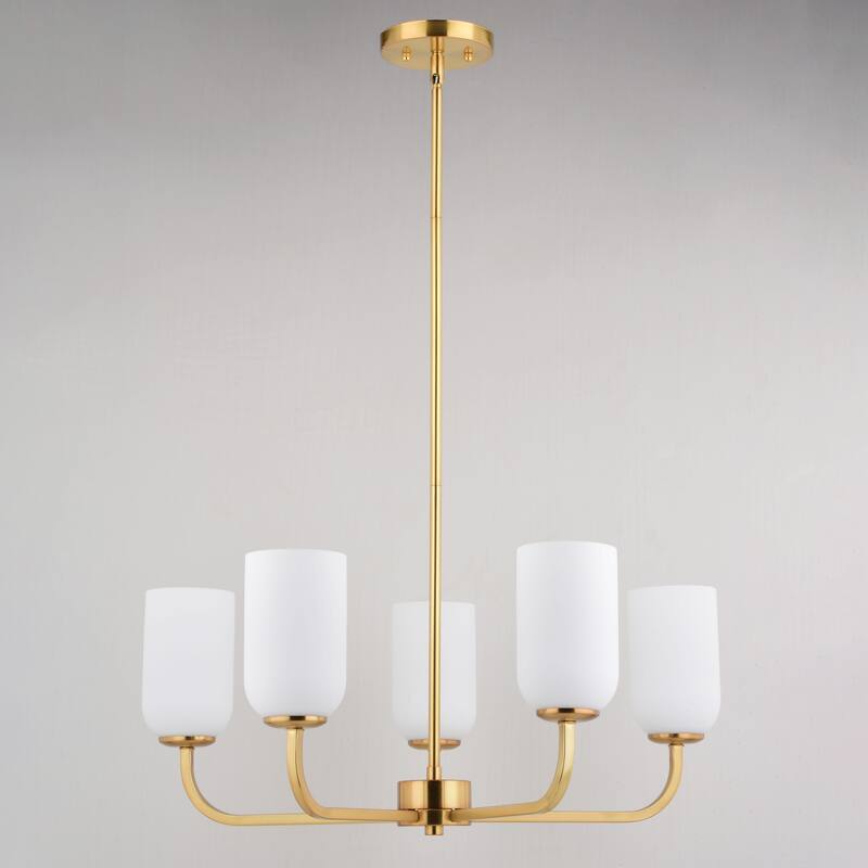 Shelby Gold Brass Transitional Bathroom Vanity Light Fixture White Glass