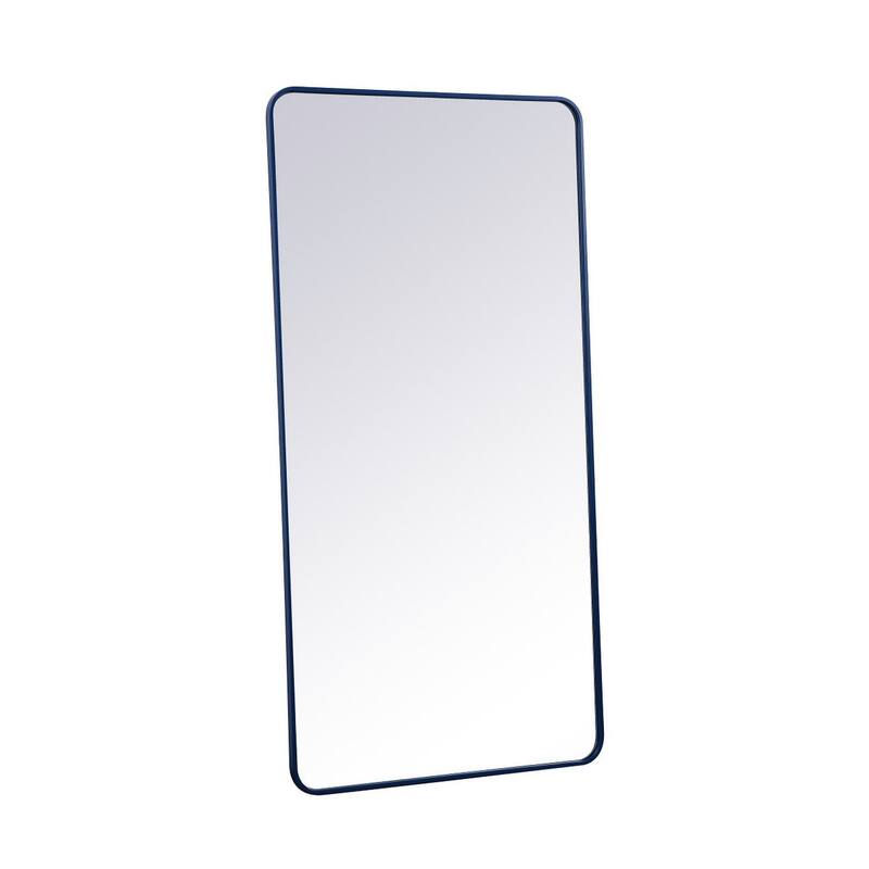Ezra Soft Corner Metal Rectangular Mirror