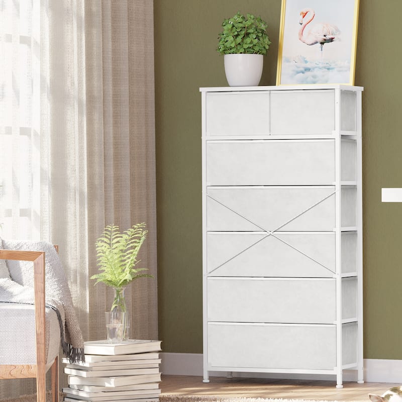 Pellebant 7-Drawer Storage Tower Organizer Chest Dresser