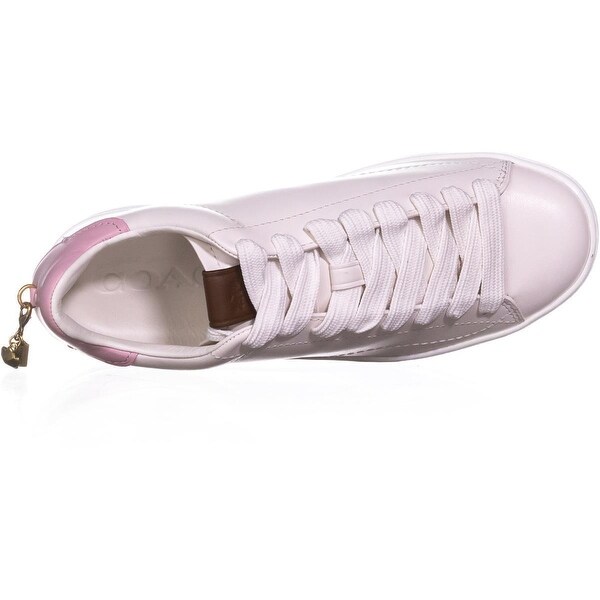 coach c101 low top sneaker pink