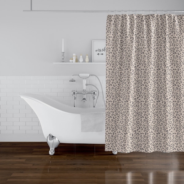 Beige top shower curtains