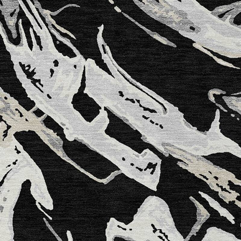 HomeRoots Abstract Transitional Rectangle Outdoor Rug