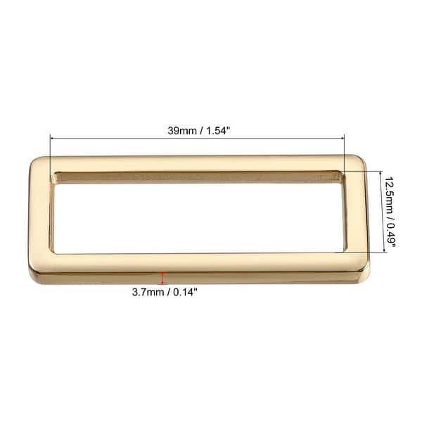 Rectangular Frame Buckle Metal Rectangle Buckles for Bags Belts DIY - Bed Bath & Beyond - 35799609