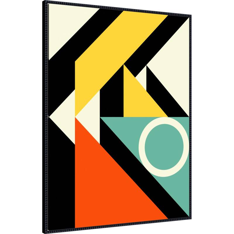 Geometric Abstraction I by Petr Strnad Framed Canvas Wall Art Print