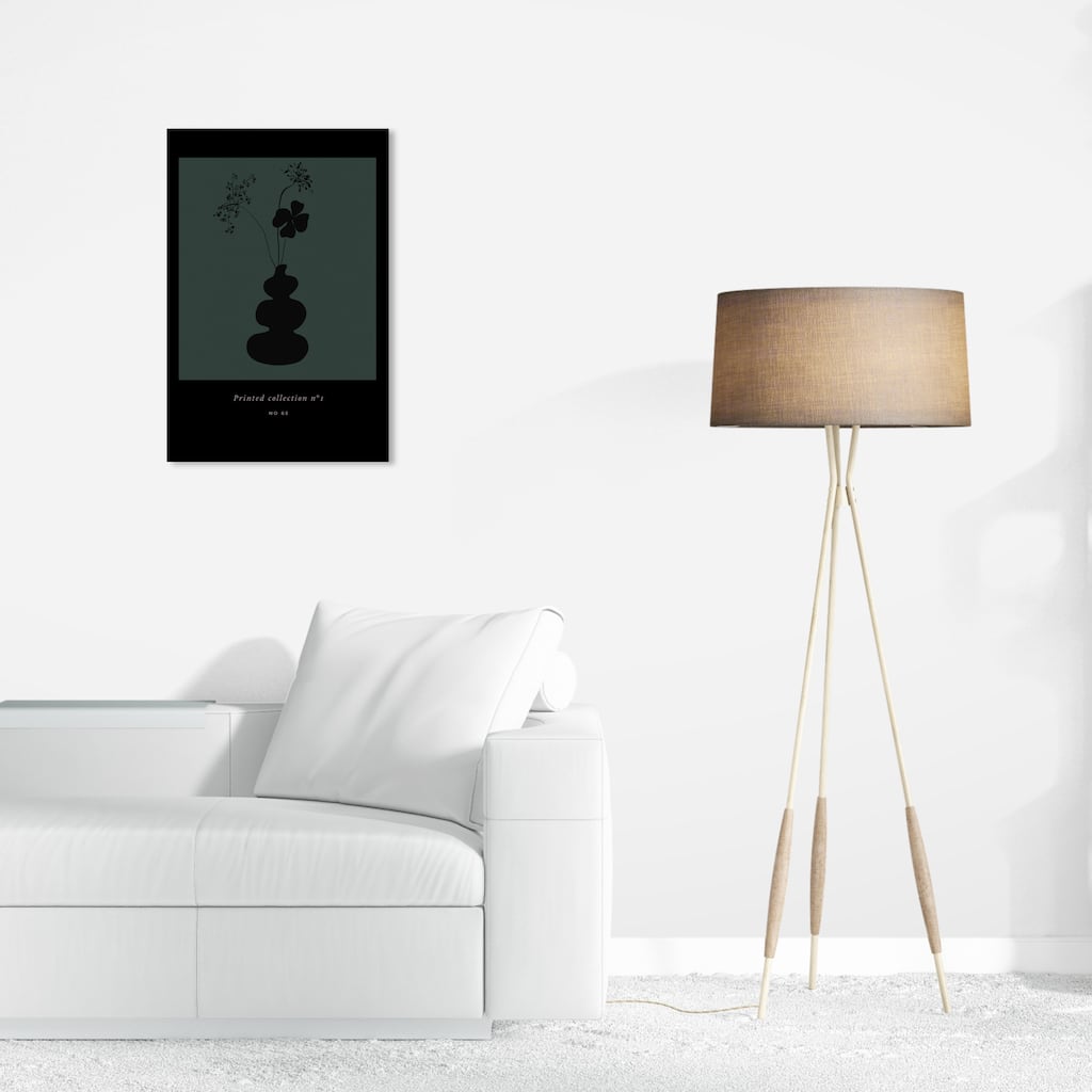 Wynwood Studio Canvas Floral and Botanical Number 65 Organic Plant Brown and Tan Modern & Contemporary Wall Art Canvas Print
