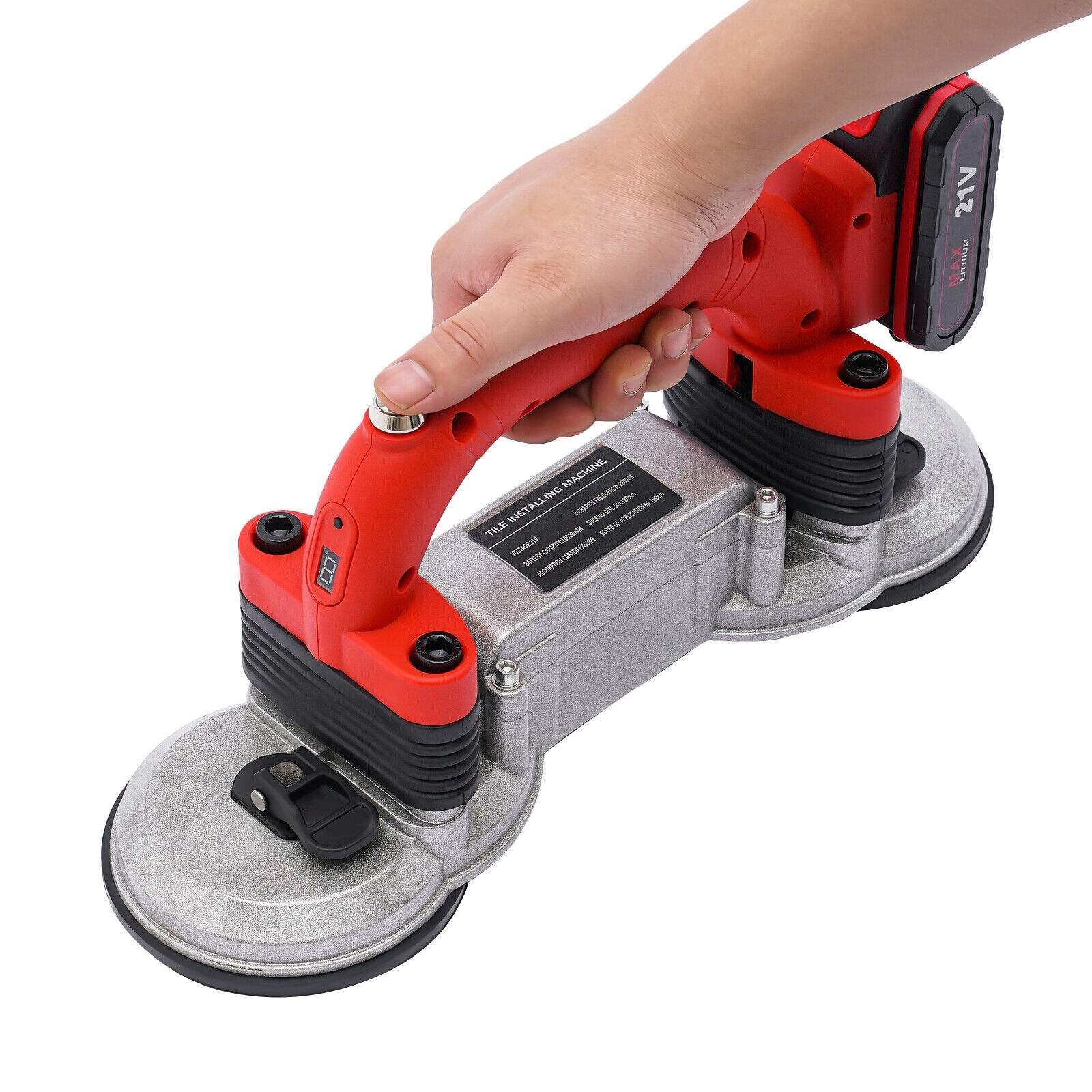 Tile Vibrator Leveling Tool with Suction Cup 6-Speed Tiling Machine - Bed  Bath & Beyond - 41499312