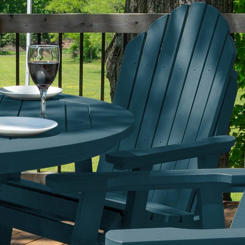 Hamilton 5-Piece Outdoor Counter Height Dining Set - 48" Round Table