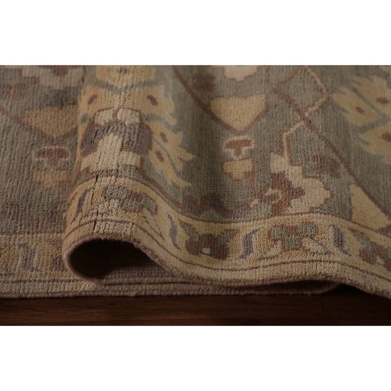 Palace Size Oushak Oriental Large Rug Handmade Wool Carpet - 12'3"x 14'0"