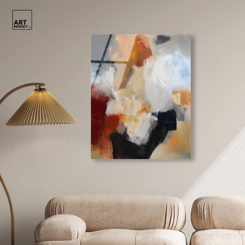 Earth and Fire II Acrylic by Art Remedy, Ready to Hang