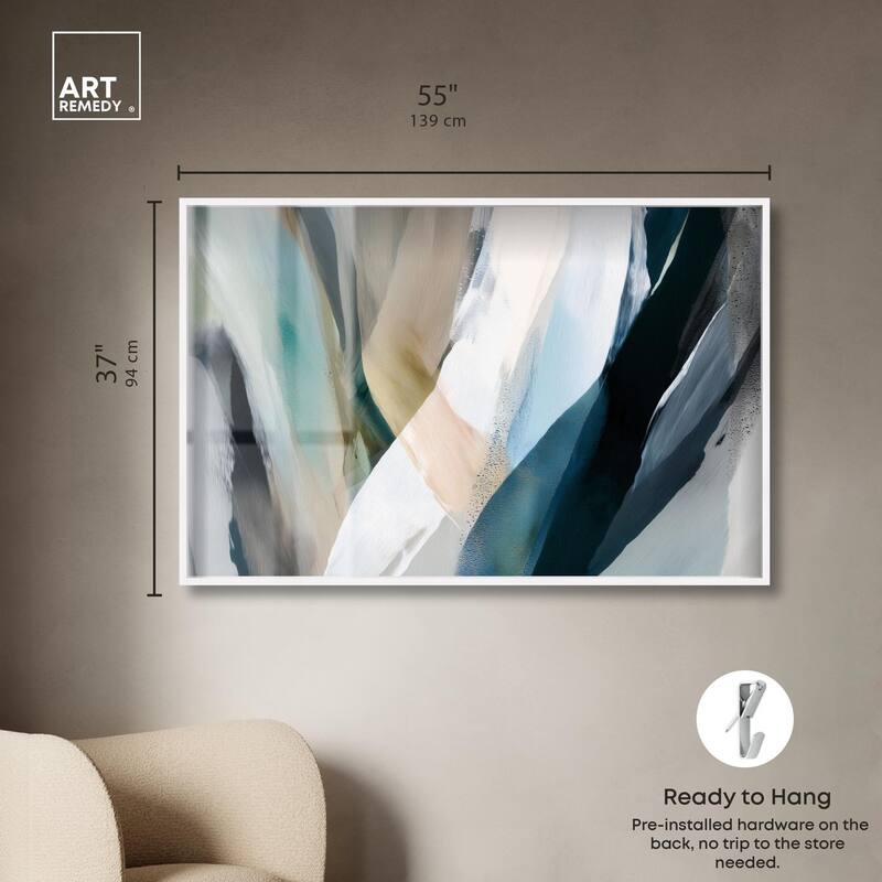 Sweeping Forms II Shadowbox by Art Remedy