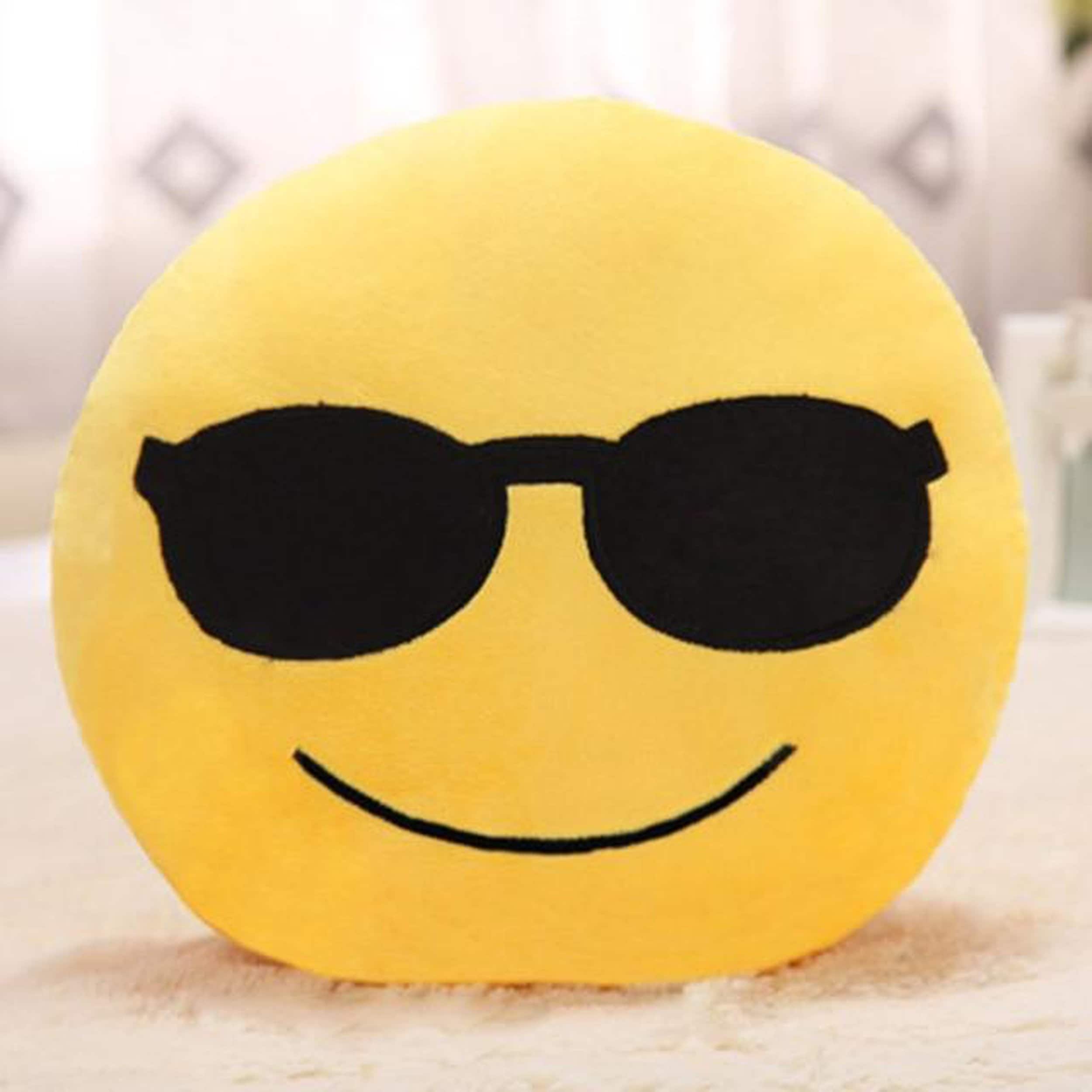 Smiling Emoji Pillow