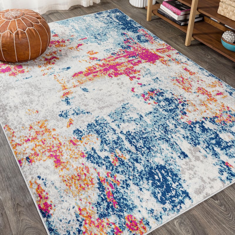 JONATHAN Y Petalo Modern Abstract Area Rug