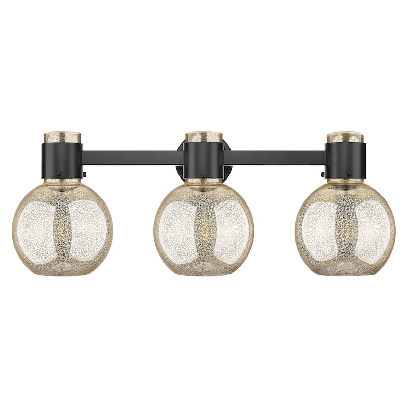 Innovations Lighting Downtown Urban - Lawton Sphere - 3 Light 24" Wall-Mounted Bath Vanity Light