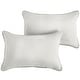 preview thumbnail 47 of 45, Sorra Home Corded Linen Texture Pillows (Set of 2)