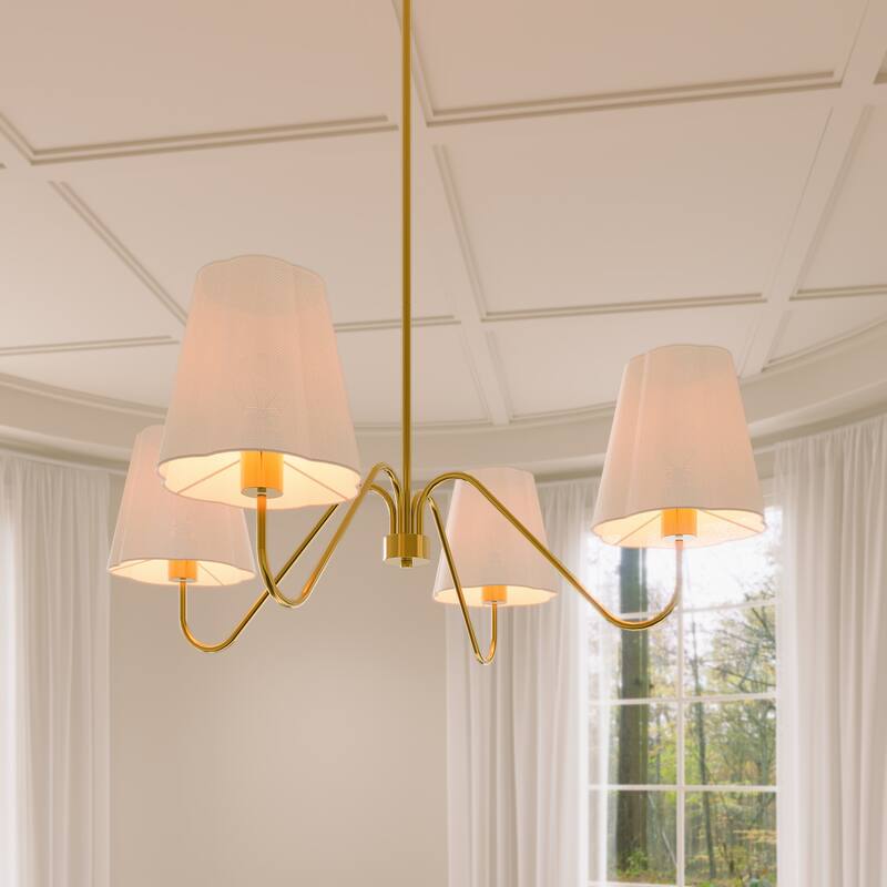 Acroma 4 - Light Dimmable Gold Chandelier Classic / Traditional Chandelier