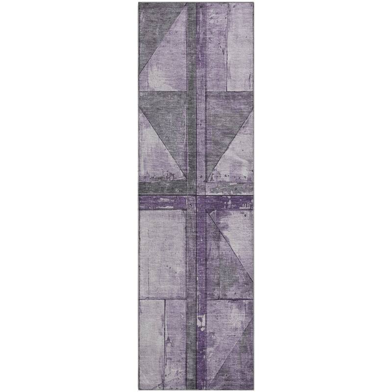 Premium Washable Super Soft Contemporary Geo Mayfield Rug