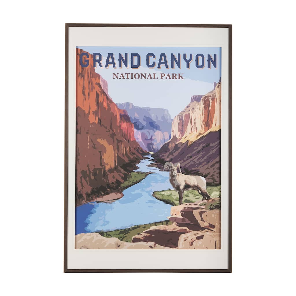 National Park -Grand Canyon Framed Art Print