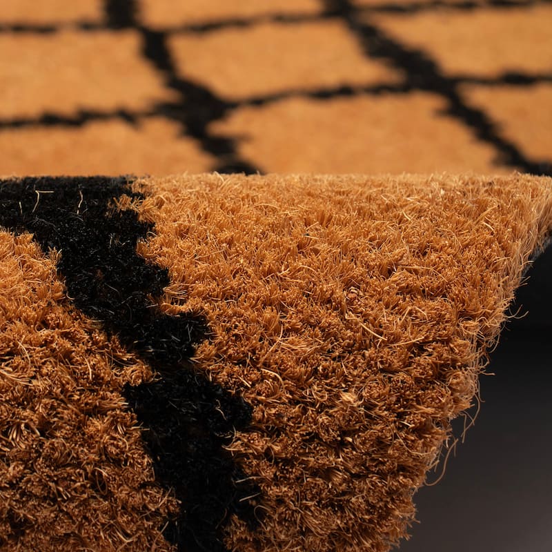 Liora Manne Trellis Coir Welcome Door Mat (1'6" x 2'6")