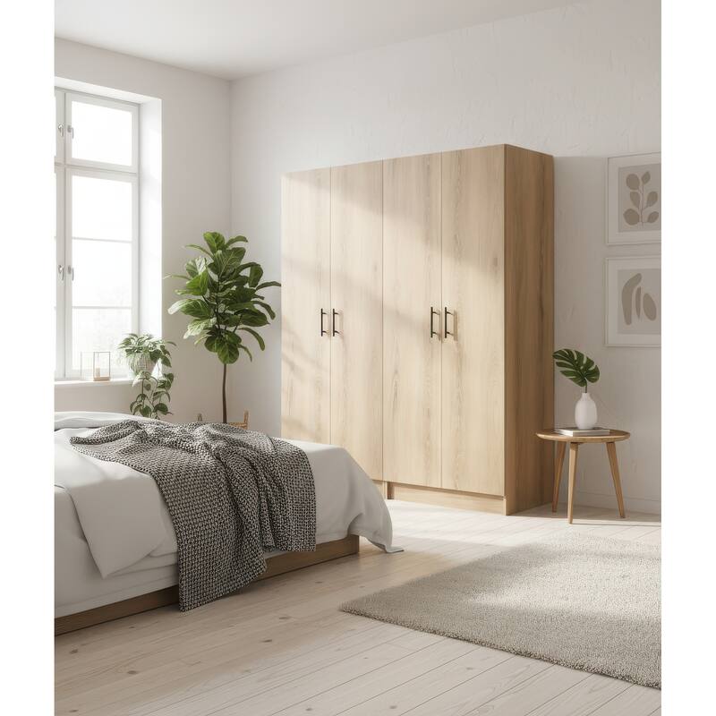 Modex Multi-Purpose Utility Storage Cabinet (2-Piece Set) - W 63″ × D 15.7″ × H 70.9″