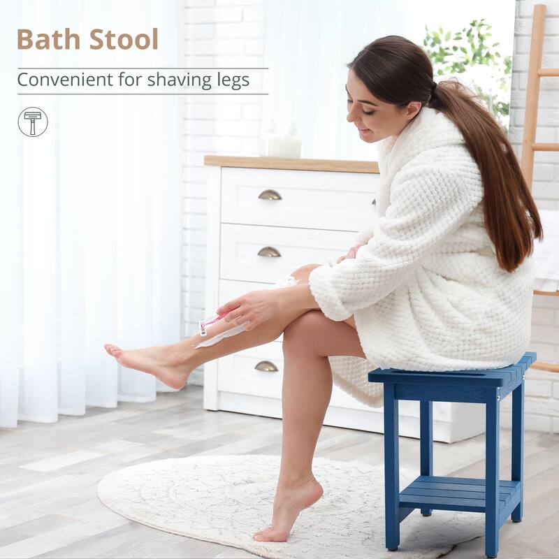 HDPS Shower Benches for Inside Shower, Shower Stool for Shaving Legs