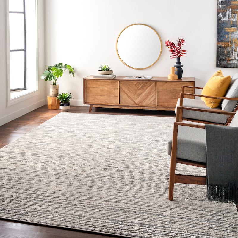 Artistic Weavers Tranquil Modern Grey and Taupe Area Rug - 7'10" x 10'3"