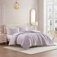 preview thumbnail 2 of 5, Betsey Johnson Butterfly Embossed Purple Comforter Set