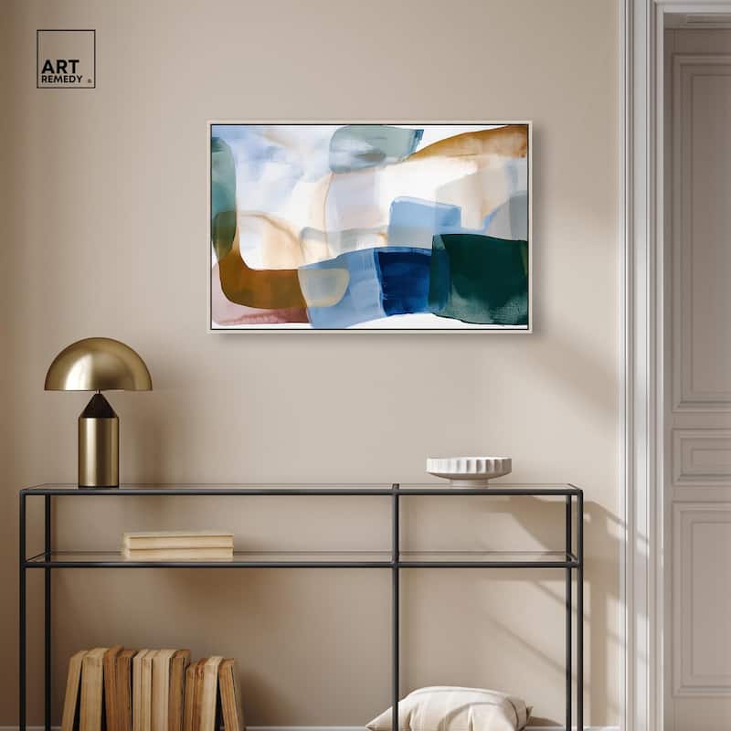 Contoured Calm I Canvas by Art Remedy