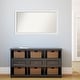 preview thumbnail 48 of 190, Wall Mirror Choose Your Custom Size - Extra Large, Blanco White Wood