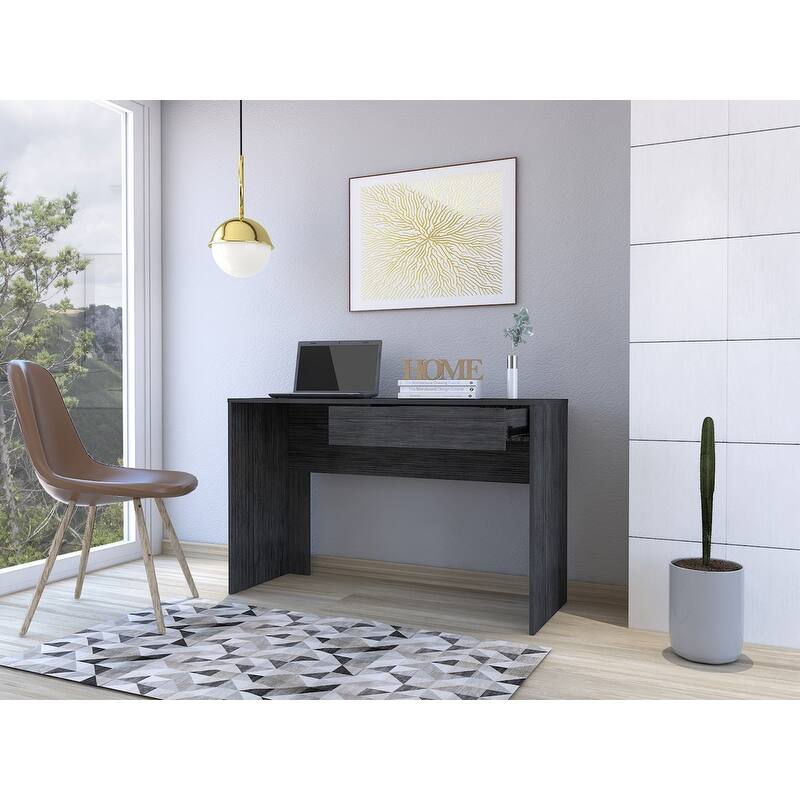 1-Drawer Computer Desk with Storage, Writing Console Table