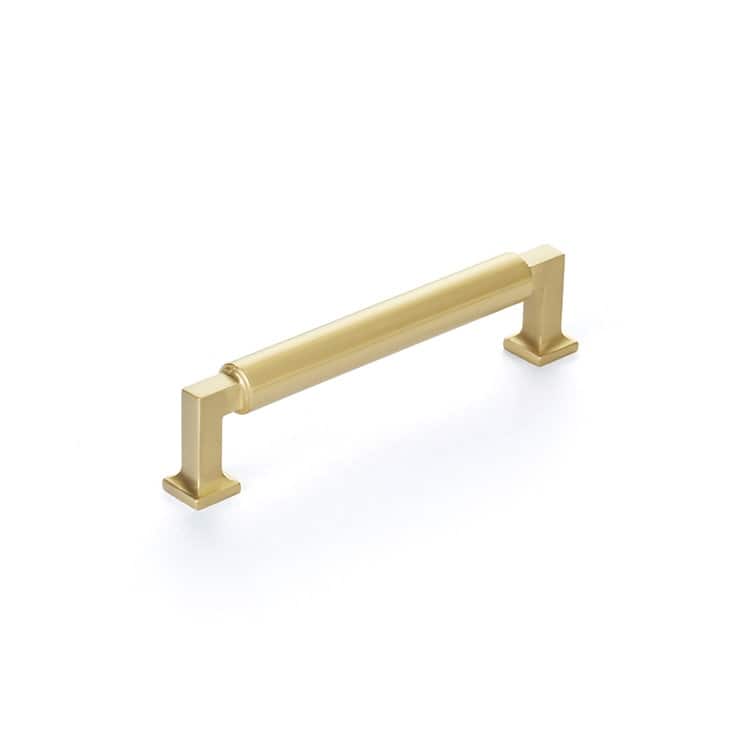 Schaub and Company 475 Haniburton 5" Center to Center Modern - Satin Brass