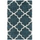 preview thumbnail 77 of 120, SAFAVIEH Hudson Shag Vitchka Glam Trellis 2-inch Area Rug 2'3" x 3'9" - Slate Blue/Ivory