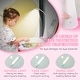 preview thumbnail 8 of 7, Qaba Kids Desk and Chair Set with Tilt Desktop, Storage Drawer, Pink