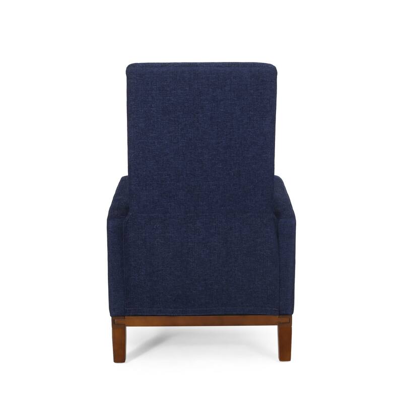 Living Room Lounge Chair, 27'' Wide Upholstered Recliner Sofa Chair with Retractable Footrest Modern Club Chair with Wood Frame