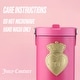 preview thumbnail 14 of 13, Juicy Couture Flip Flow Hydration Stainless Steel Screw Top Tumbler with Flip Straw and Carry Handle